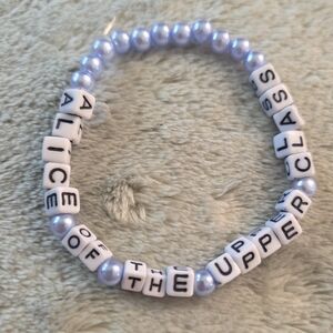 Beaded Bracelet with Letter Beads